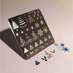 Christmas Tree (CjSC-01), Clear Jelly Stamper, stampingplade